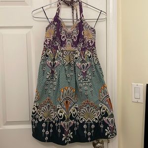 Express multicolor summer dress